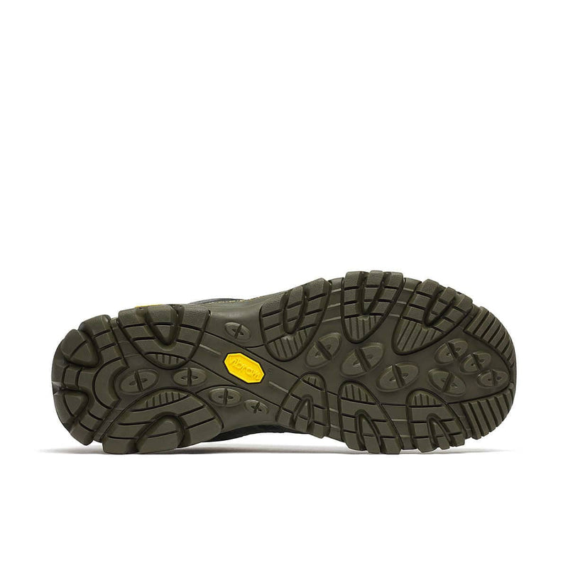 Load image into Gallery viewer, Black shoe sole with a yellow label on a white background