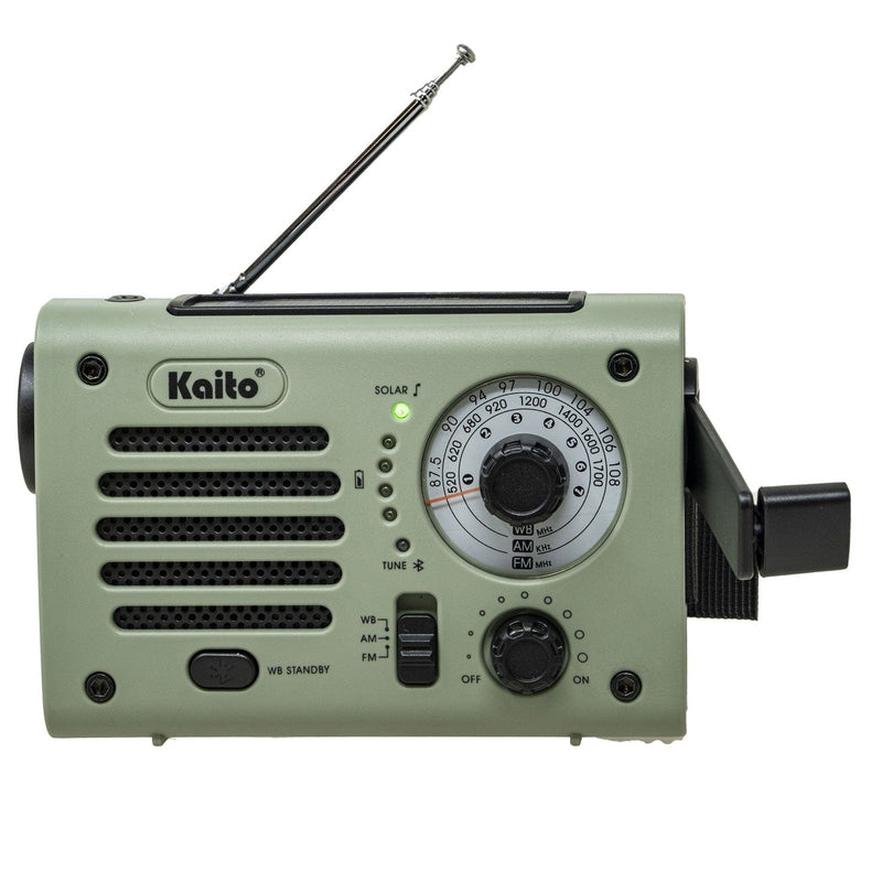 Load image into Gallery viewer, Kaito KA380 Solar Crank AM/FM Emergency Weather Radio
