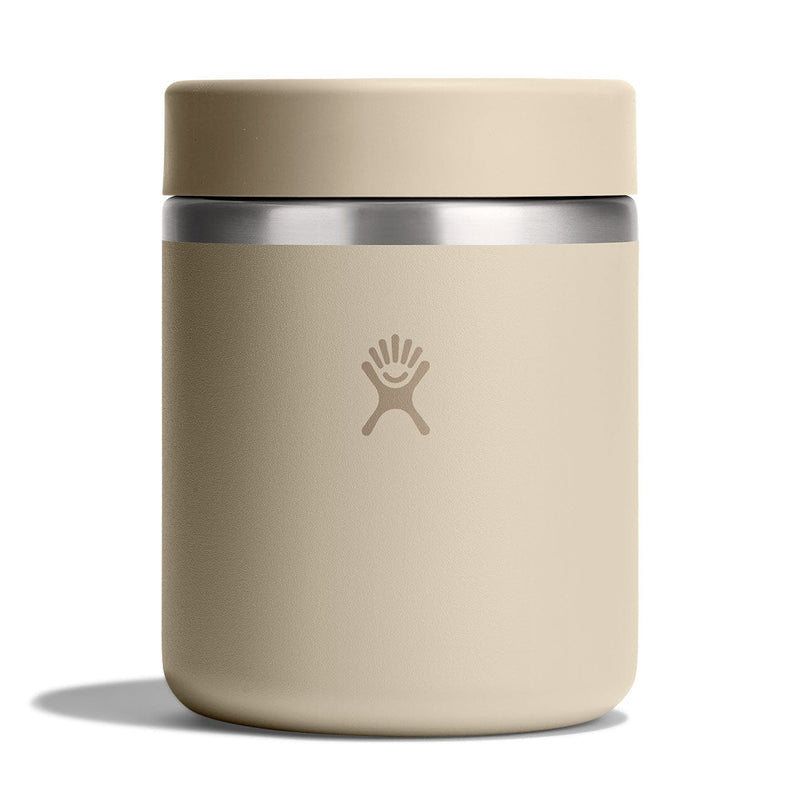 Load image into Gallery viewer, Beige insulated mug with silver lid on a white background
