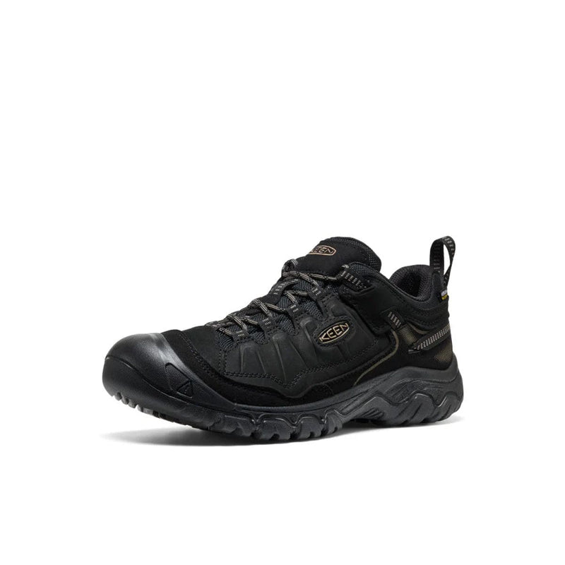Load image into Gallery viewer, Black hiking shoe on a white background

