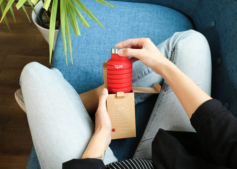 Load image into Gallery viewer, Que The Collapsible Bottle 12oz.
